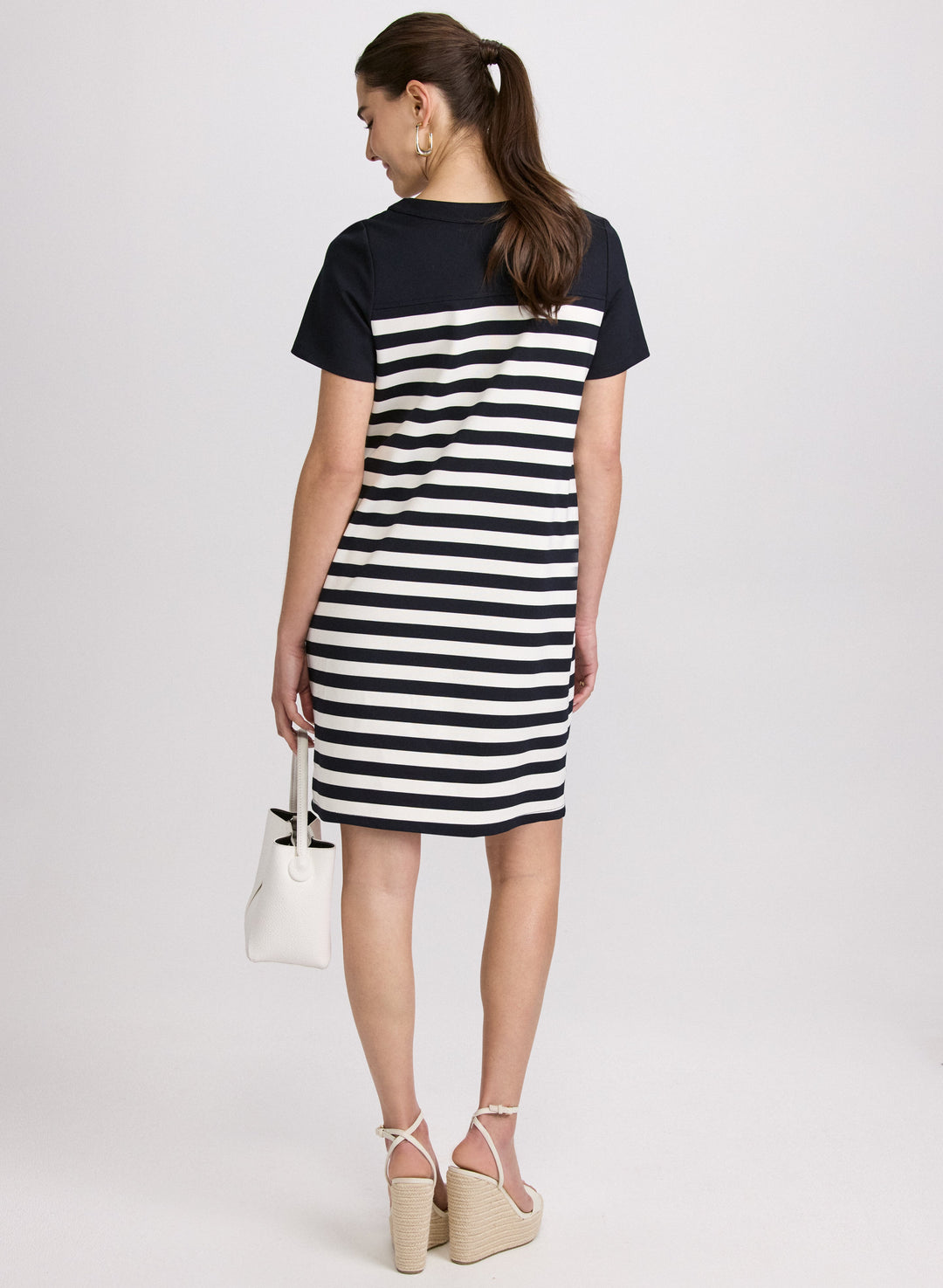 Striped A-Line Dress