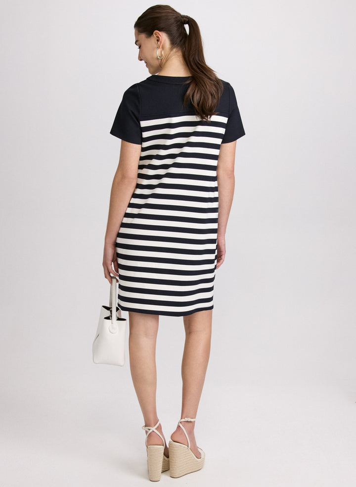 Striped A-Line Dress