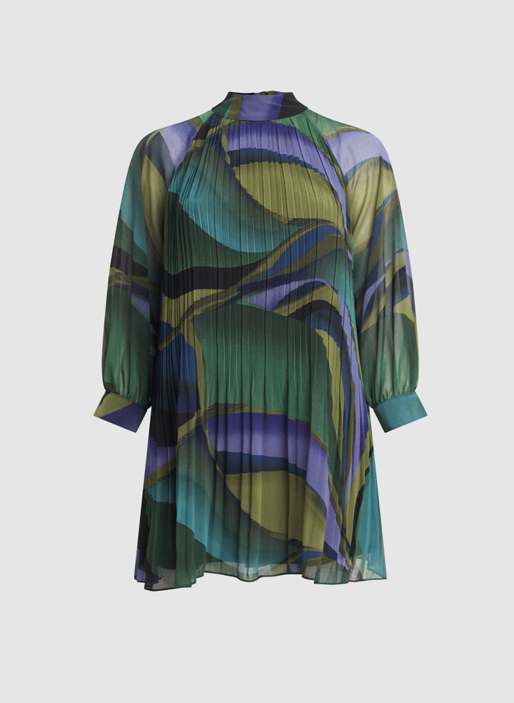 Swirl Chiffon Dress