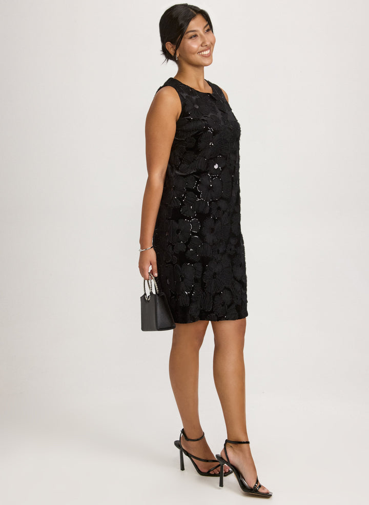 Floral Sequin Dress