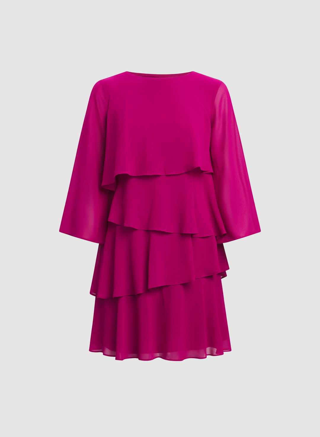 Tiered Chiffon Dress