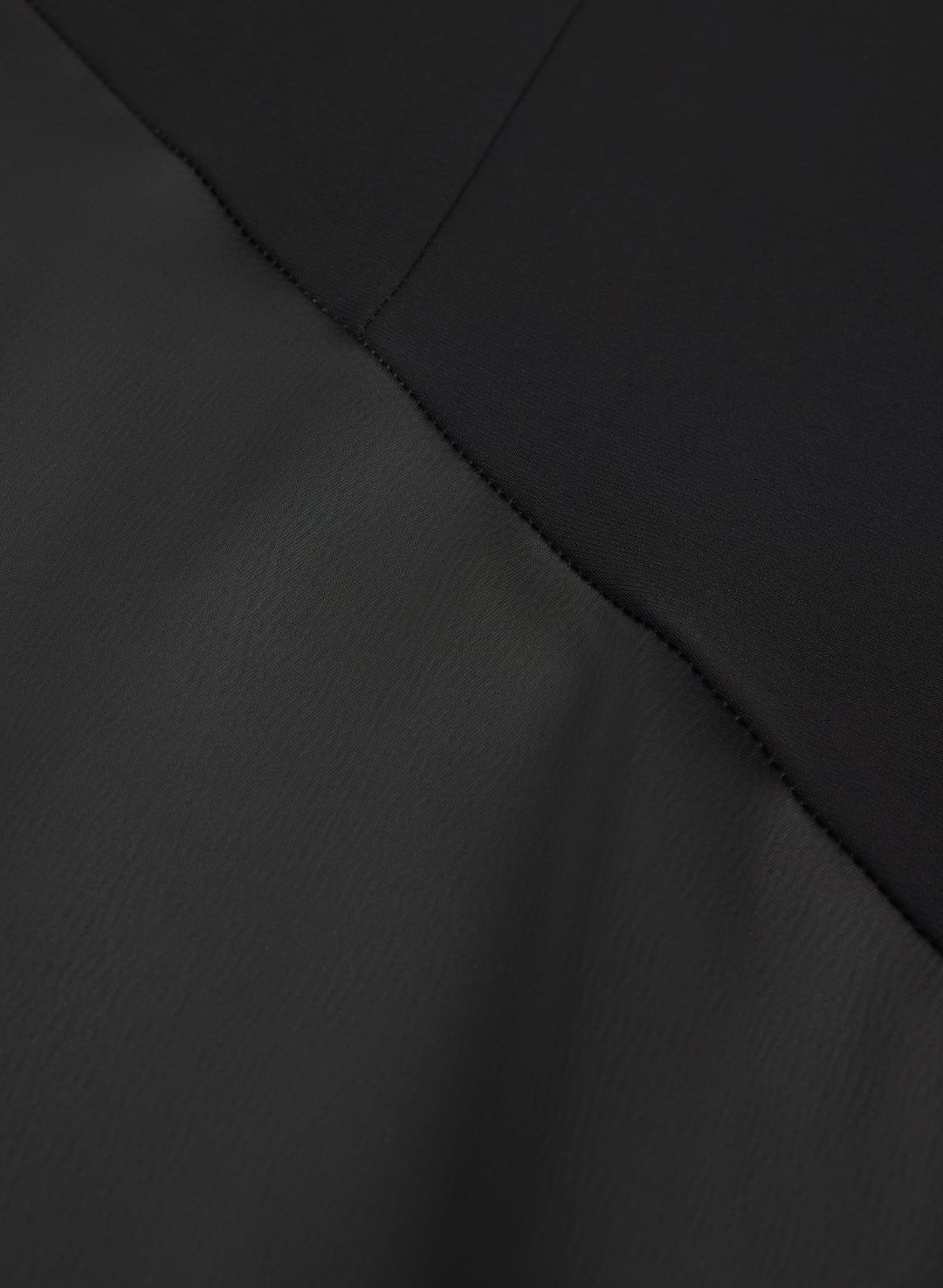 Satin Detail A-Line Dress