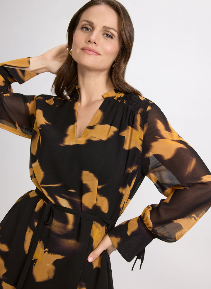 Floral Chiffon Dress
