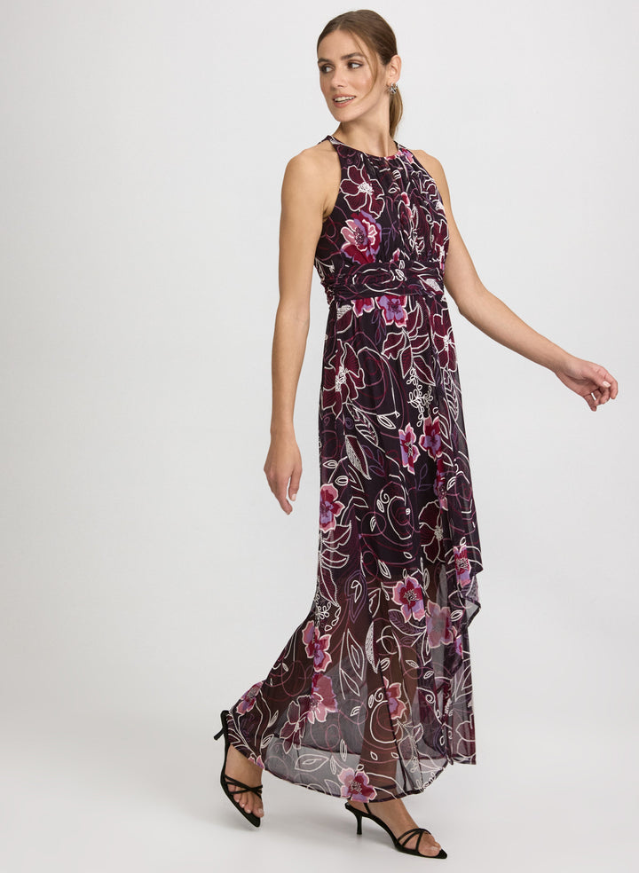 Floral High-Low Dress