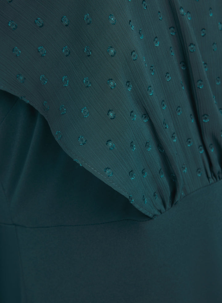 French Knot Embroidered Dress