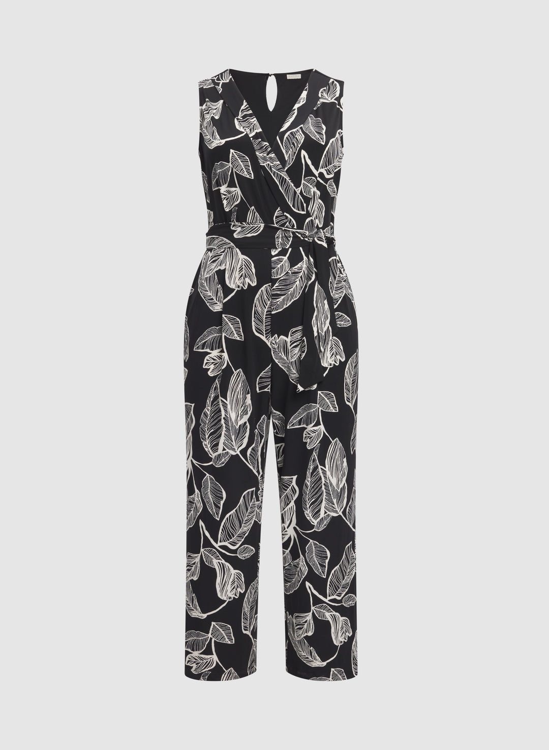 Leaf Print Jumpsuit