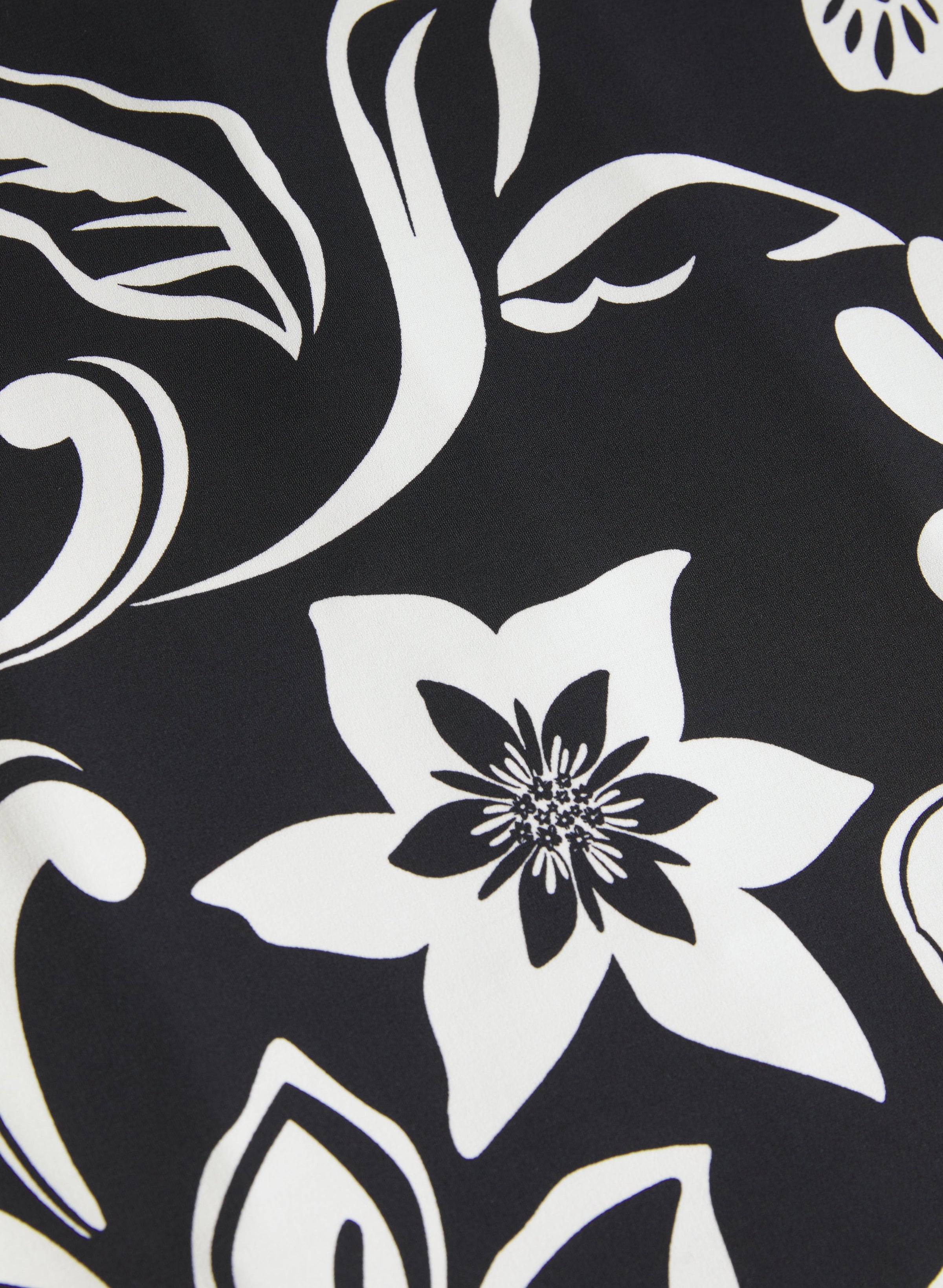 Graphic Floral Dress