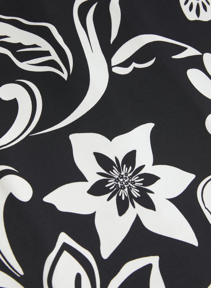 Graphic Floral Dress