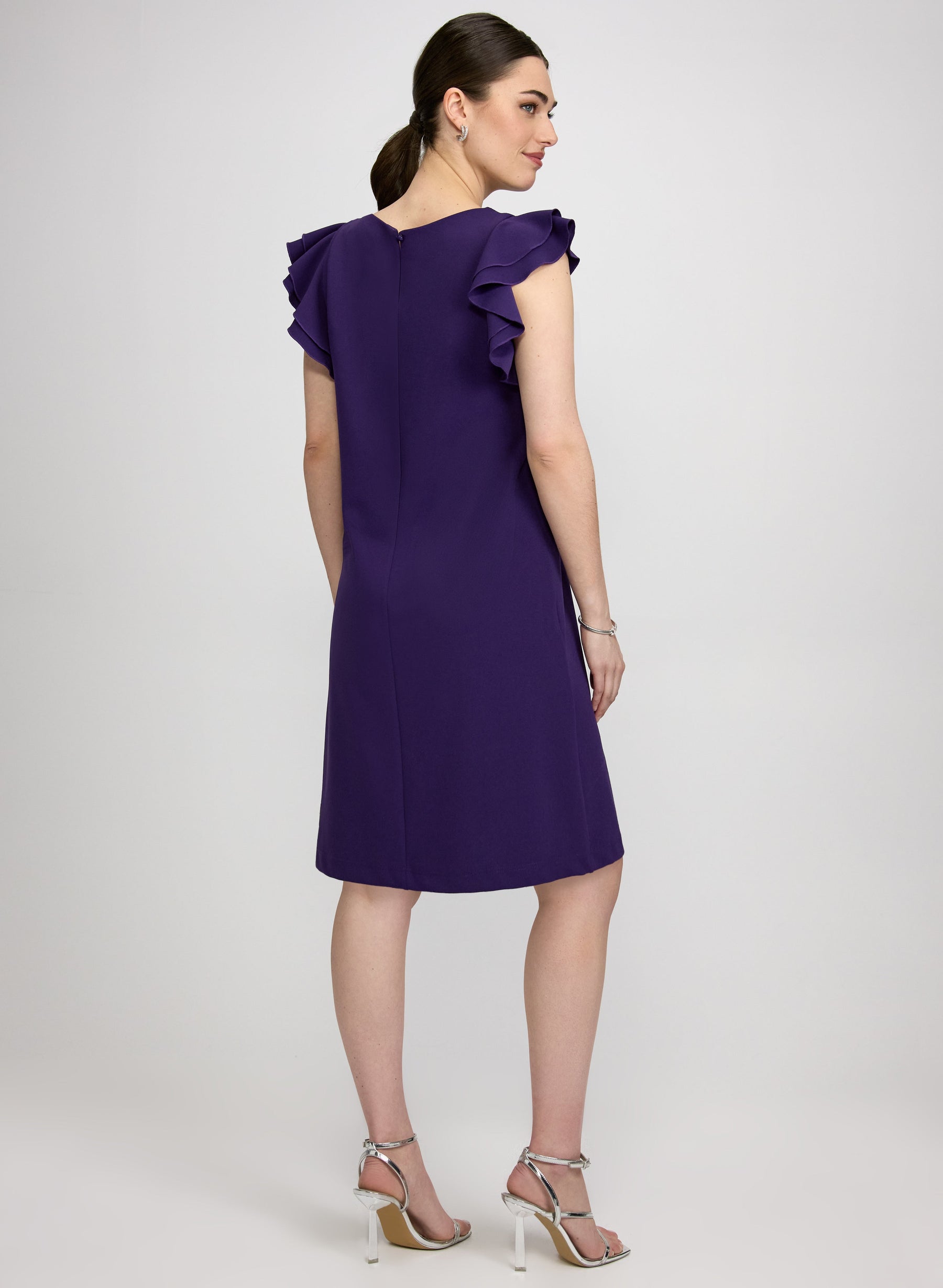 Ruffle Sleeve Dress