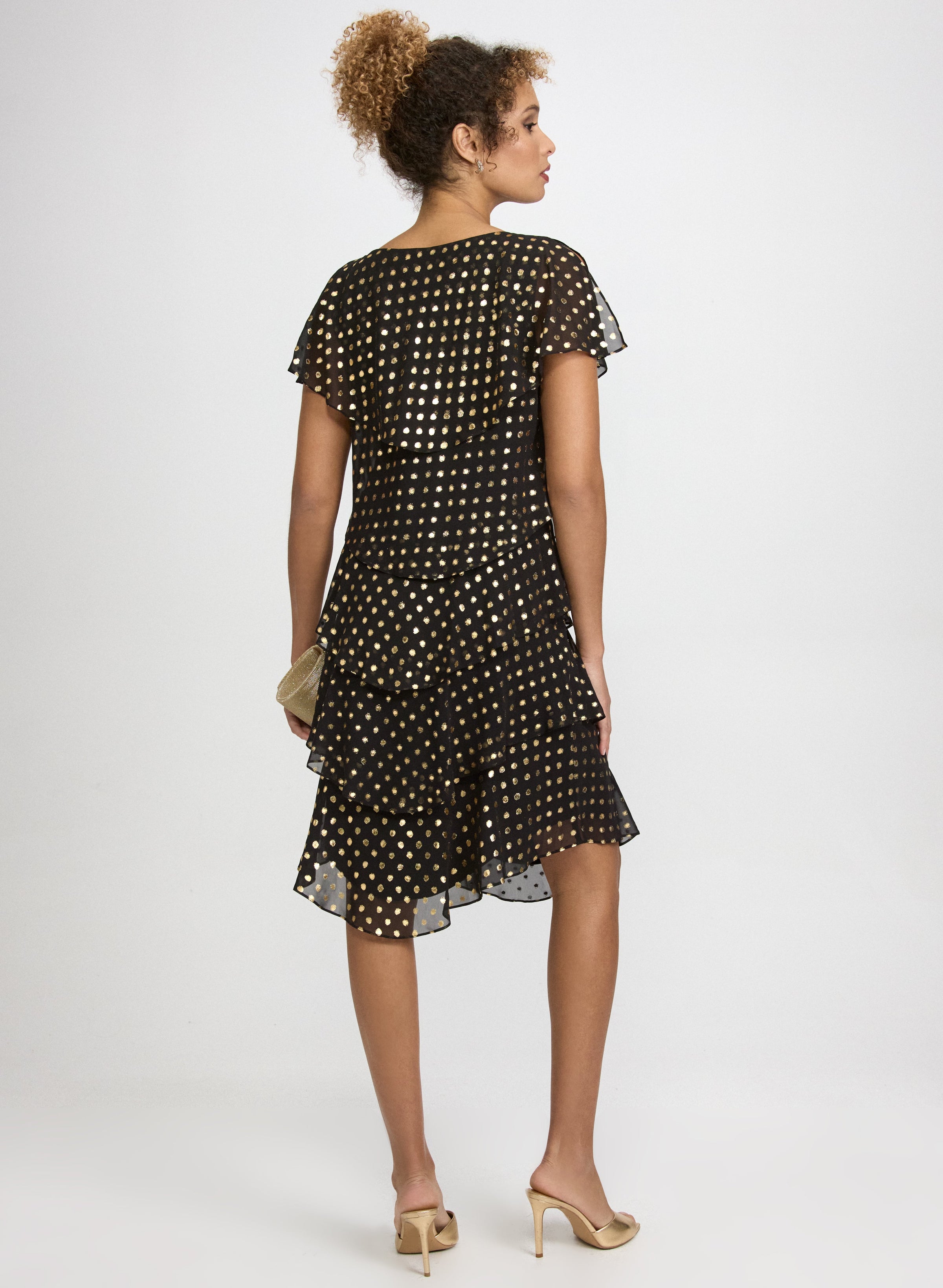 Polka Dot Tiered Dress