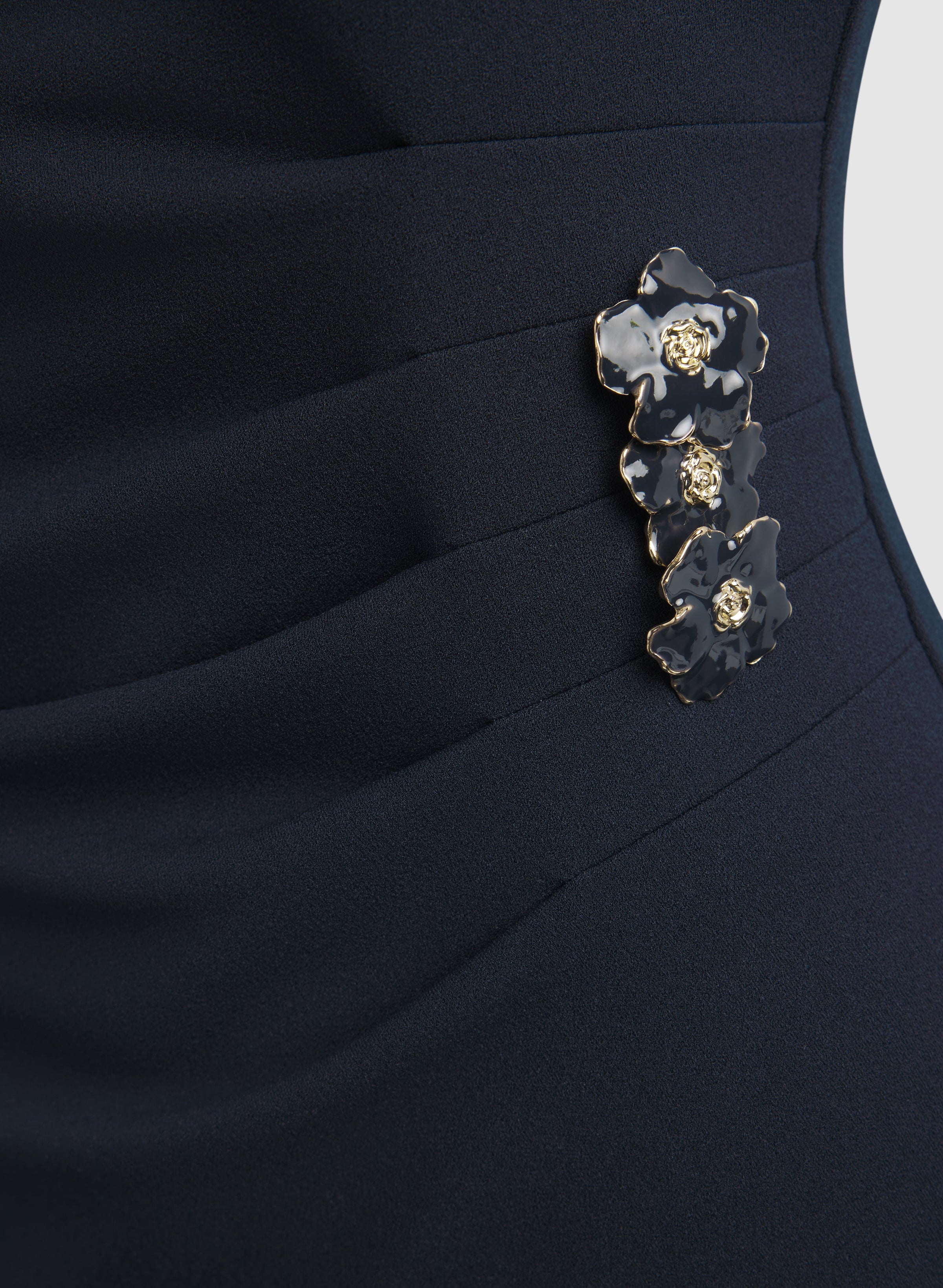 Floral Button Detail Dress