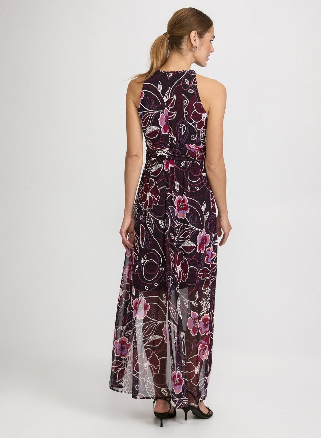 Floral High-Low Dress