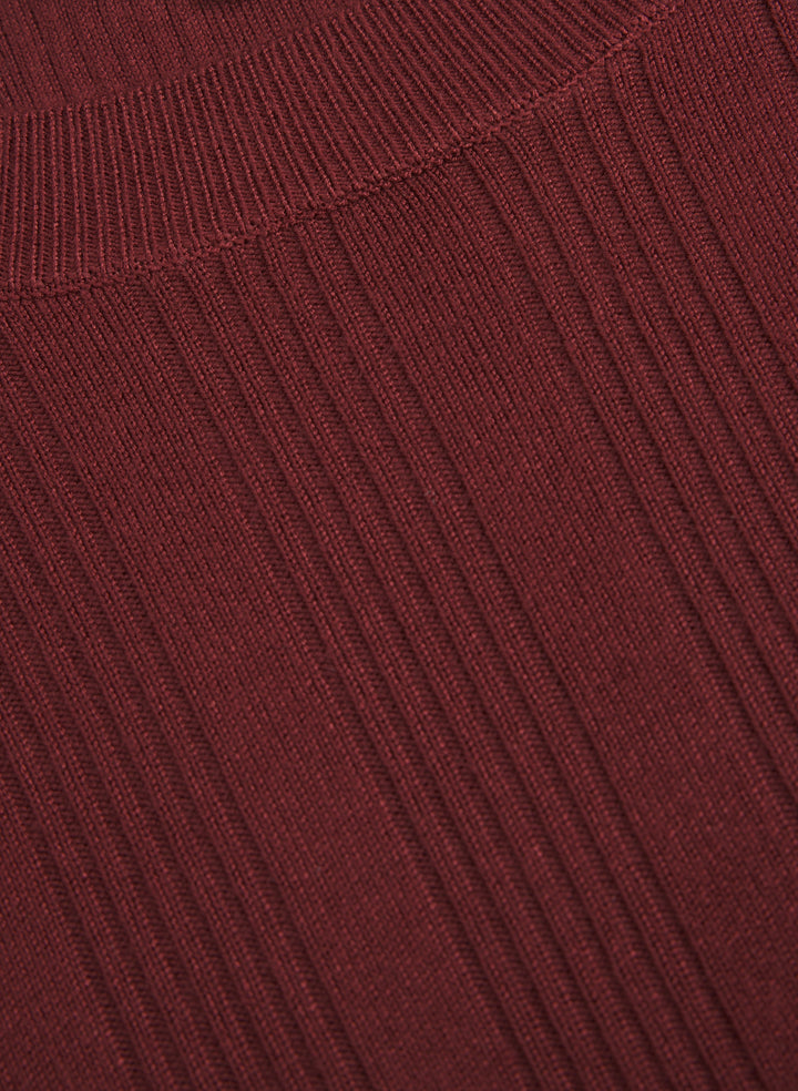 Pleated Knit Dress