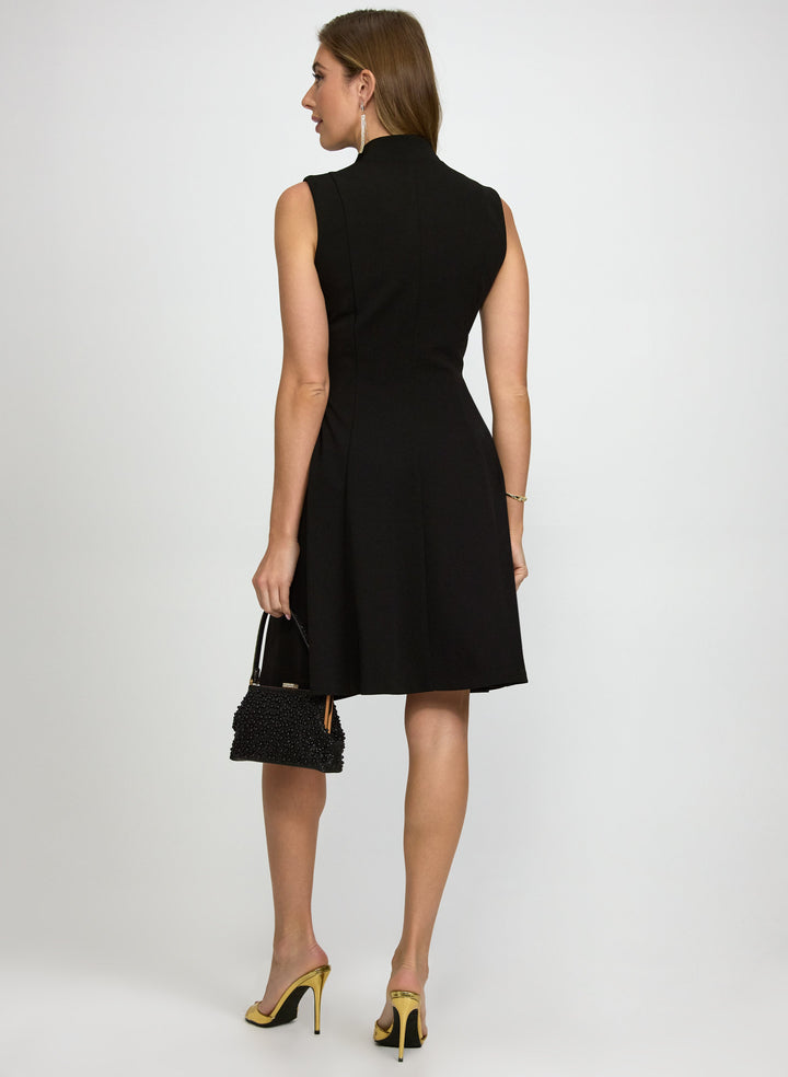 Zip-Up Tassel Detail Dress