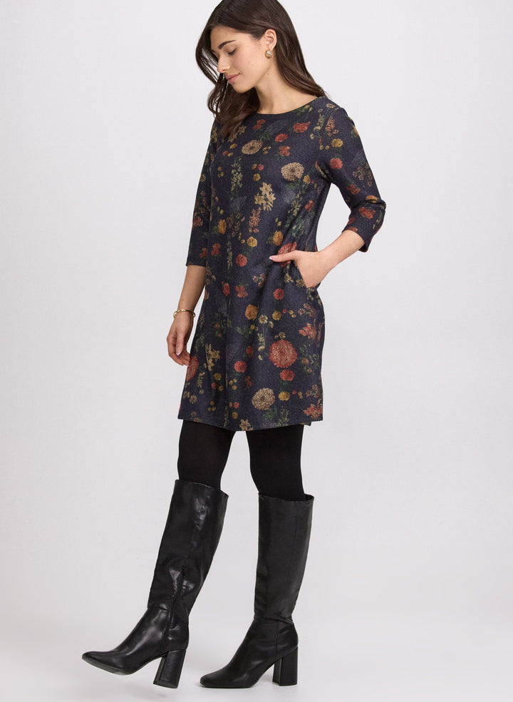 Floral Sweater Dress