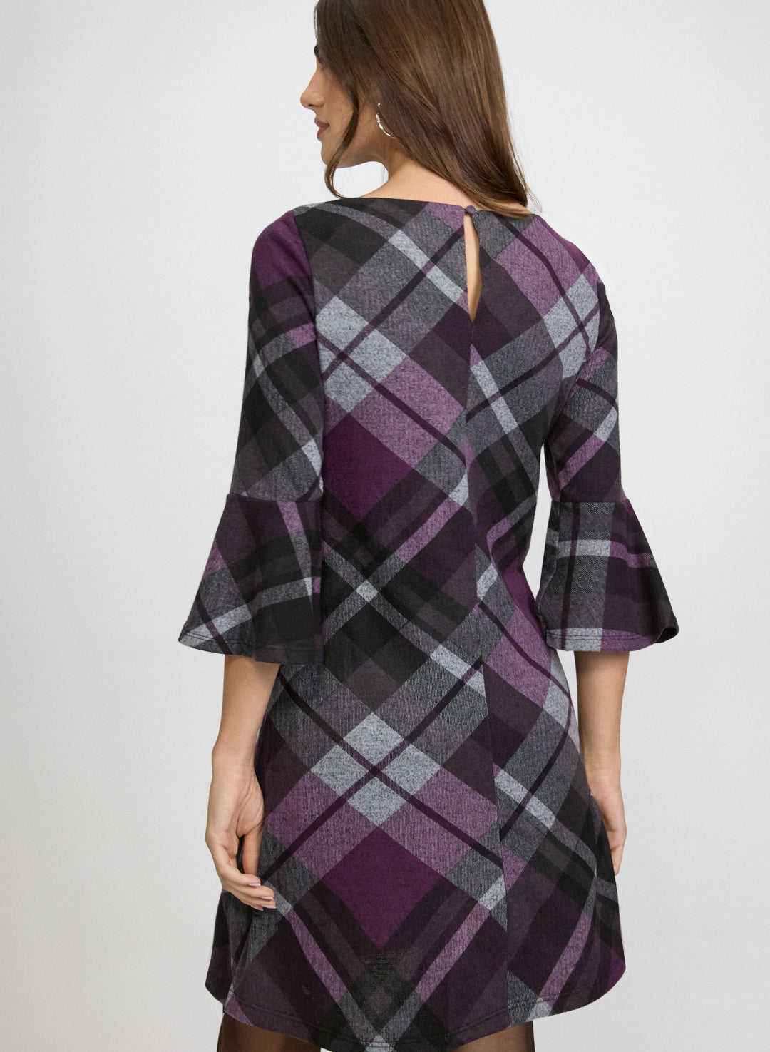Plaid Sweater Dress