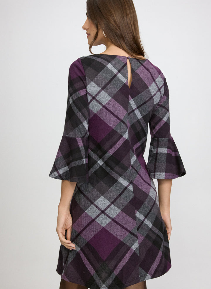 Plaid Sweater Dress