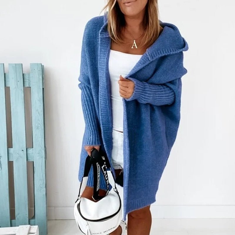 Lynn - Hooded Knit Cardigan