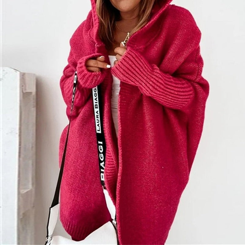 Lynn - Hooded Knit Cardigan