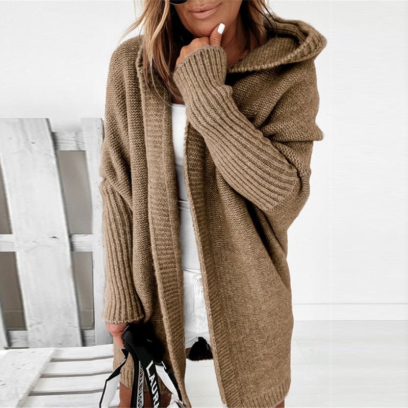 Lynn - Hooded Knit Cardigan