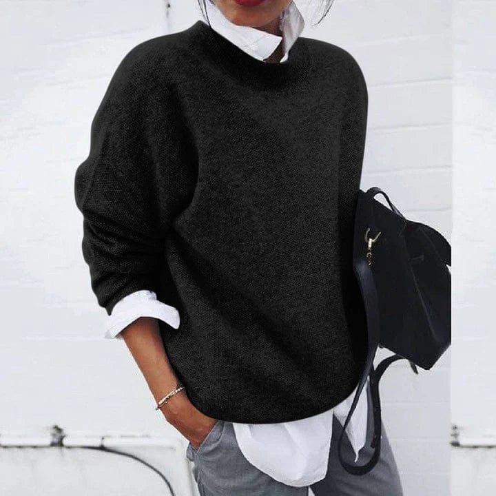 Women's Loose Fit Cashmere Sweater - Soft and Comfortable
