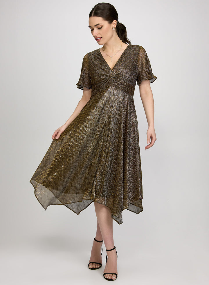 Two-Tone Metallic Dress
