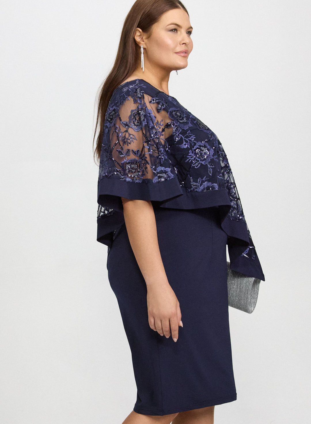 Floral Capelet Dress