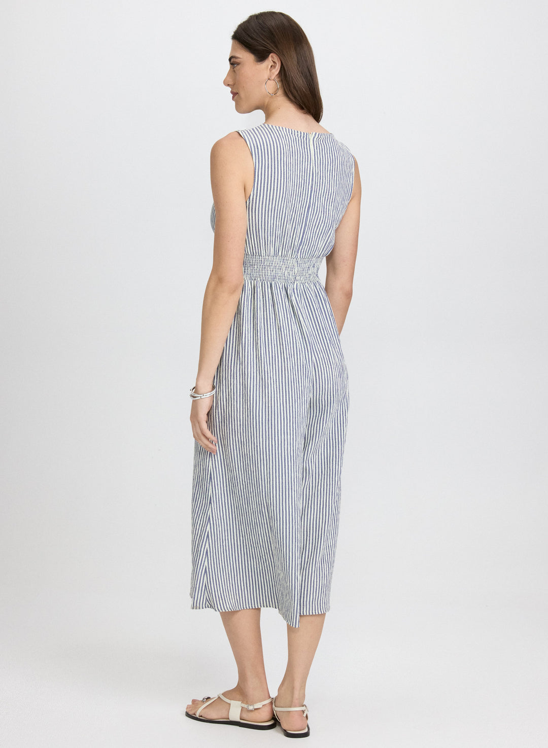 Striped Wide-Leg Jumpsuit