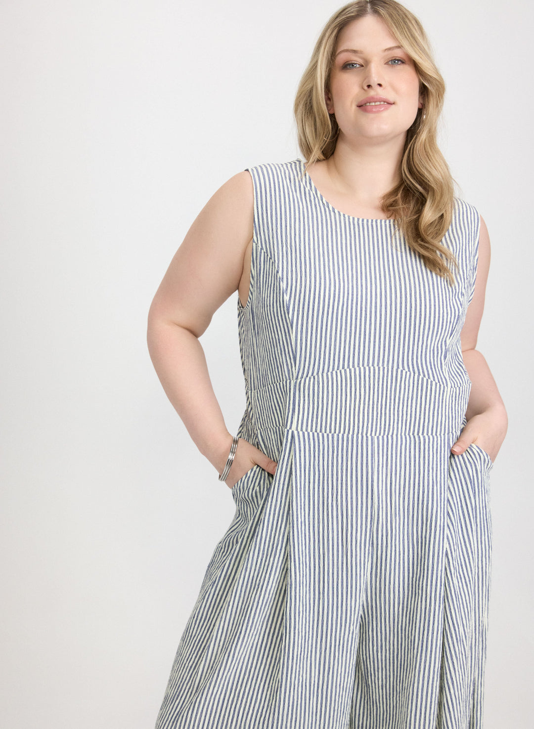 Stripe Print Jumpsuit