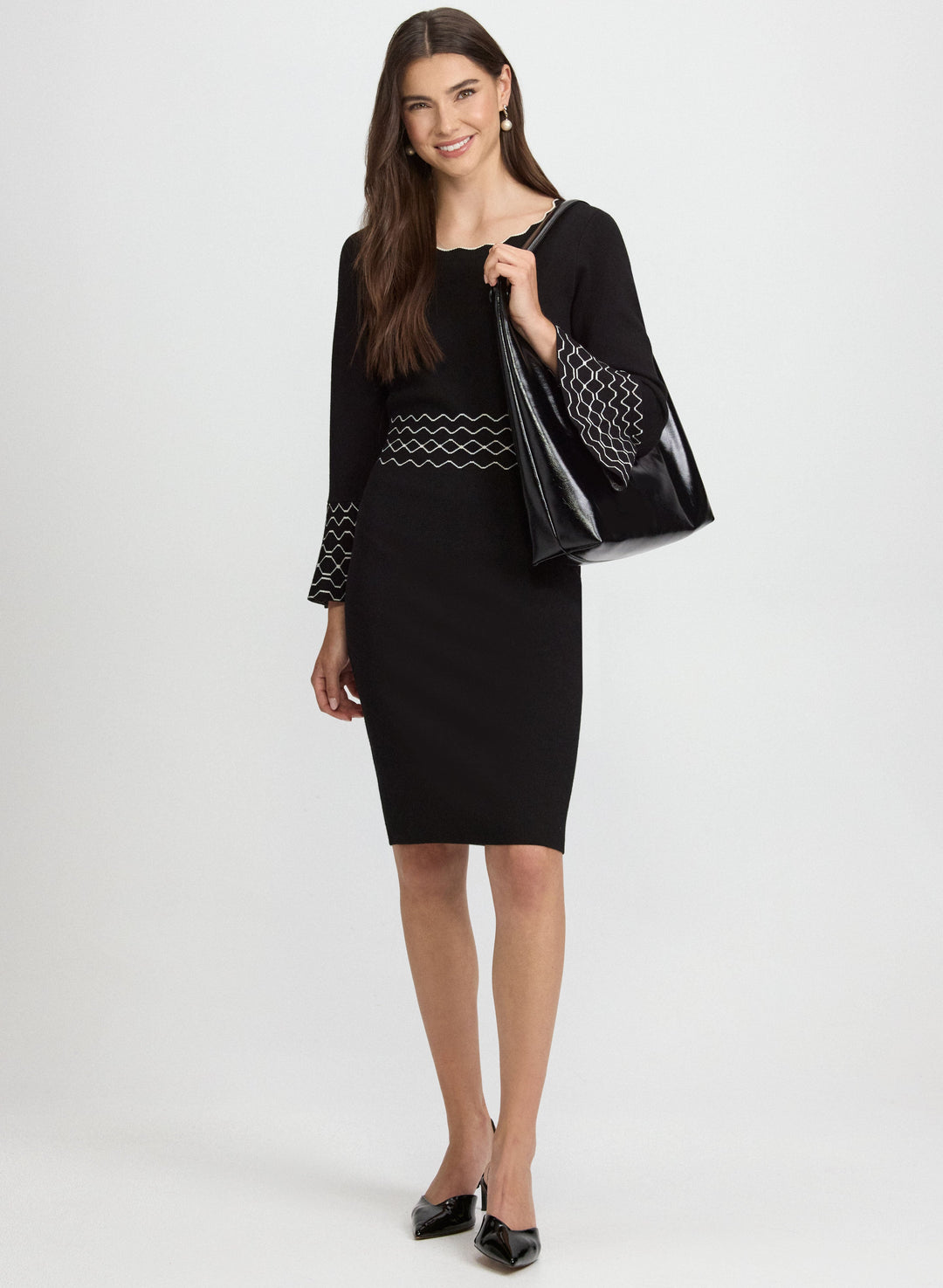 Scalloped Detail Dress