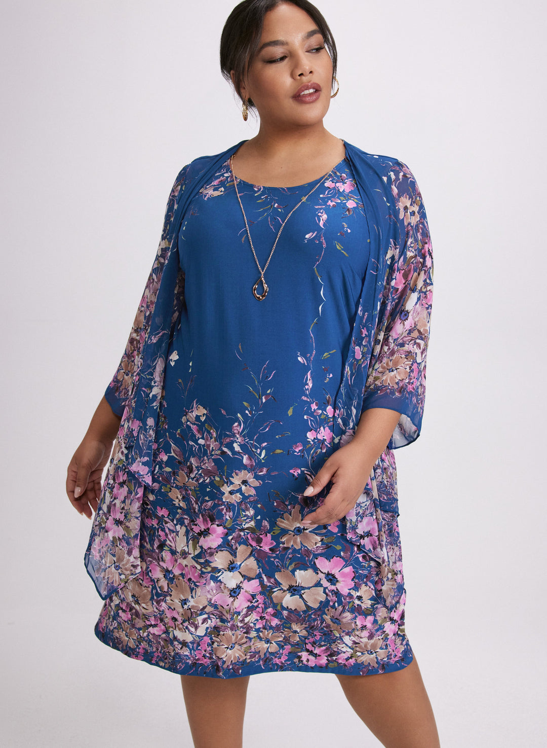Floral Jacket & Dress Set