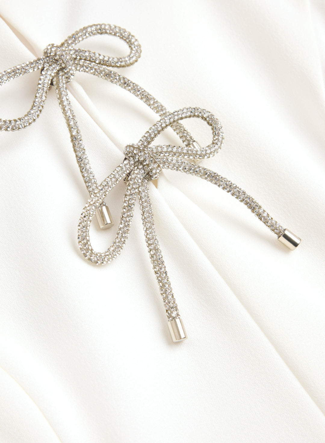 Crystal Bow Embellished Dress