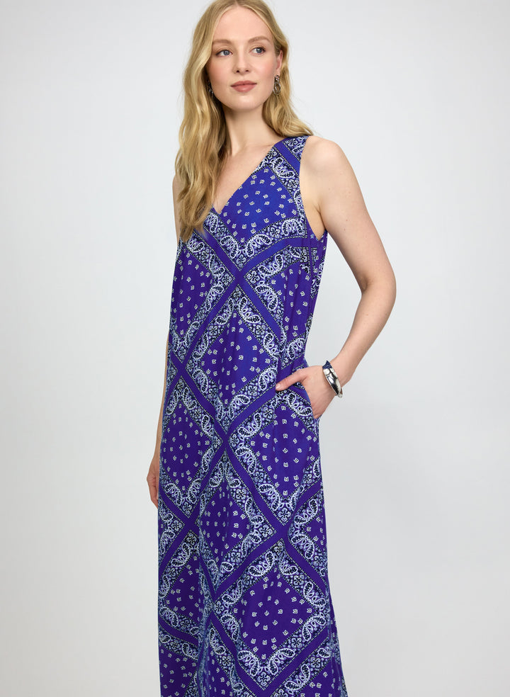 Paisley Print Maxi Dress