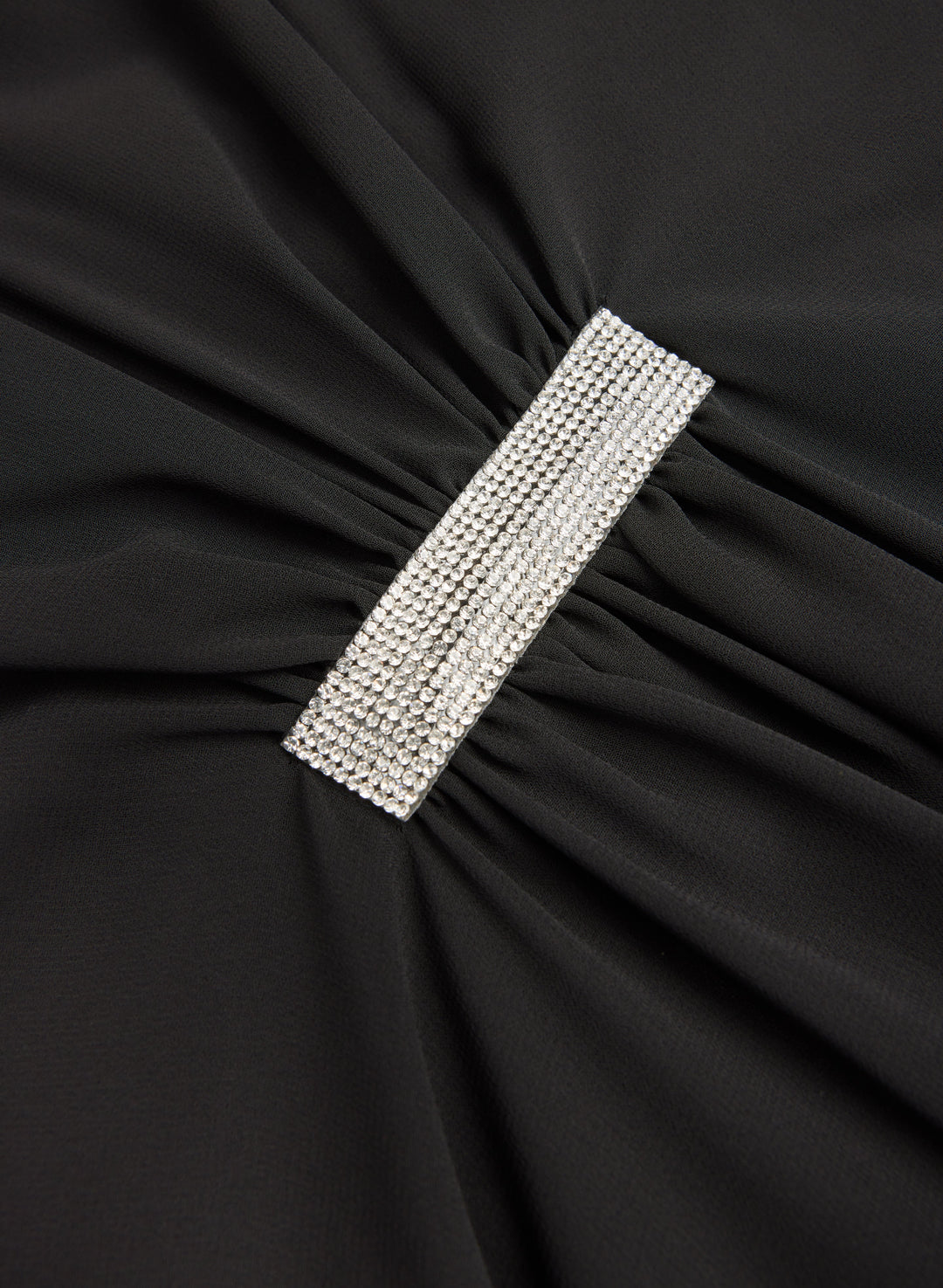 Rhinestone Bar Detail Dress
