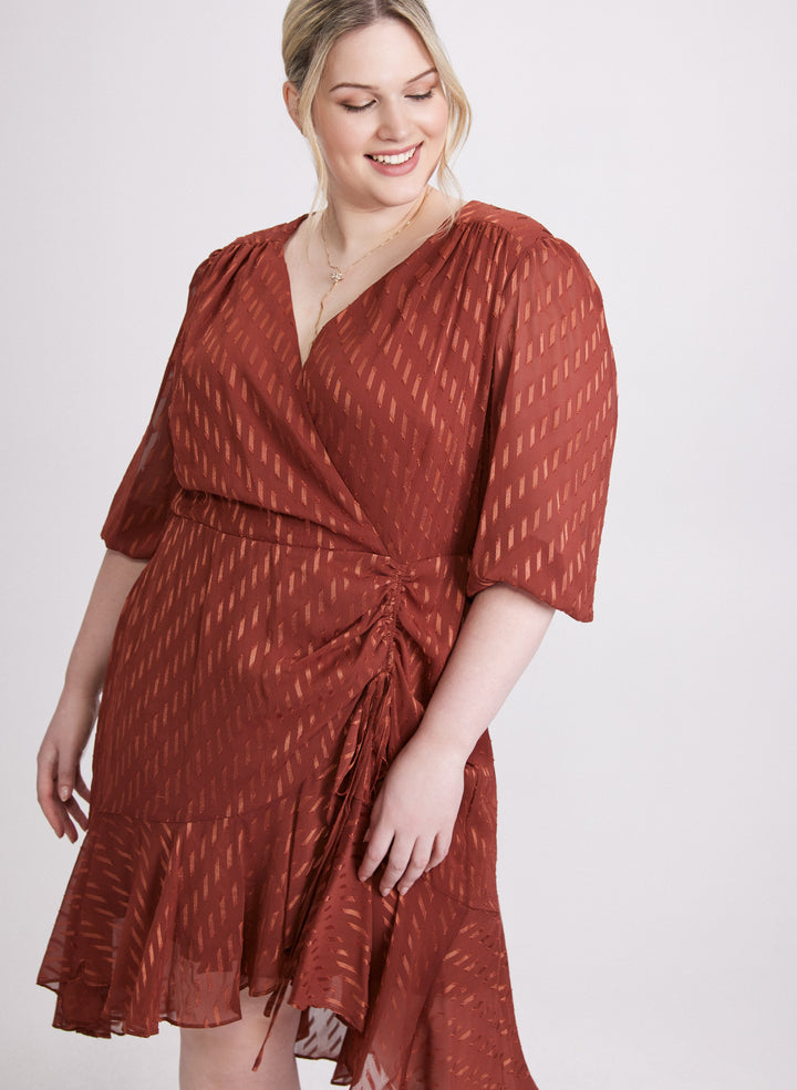 Satin Dot Dress