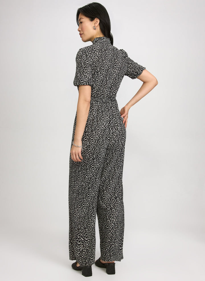 Speckled Print Jumpsuit
