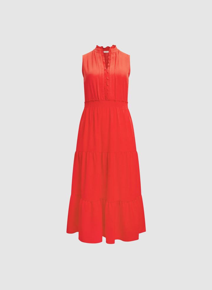 Frilled Trim Dress