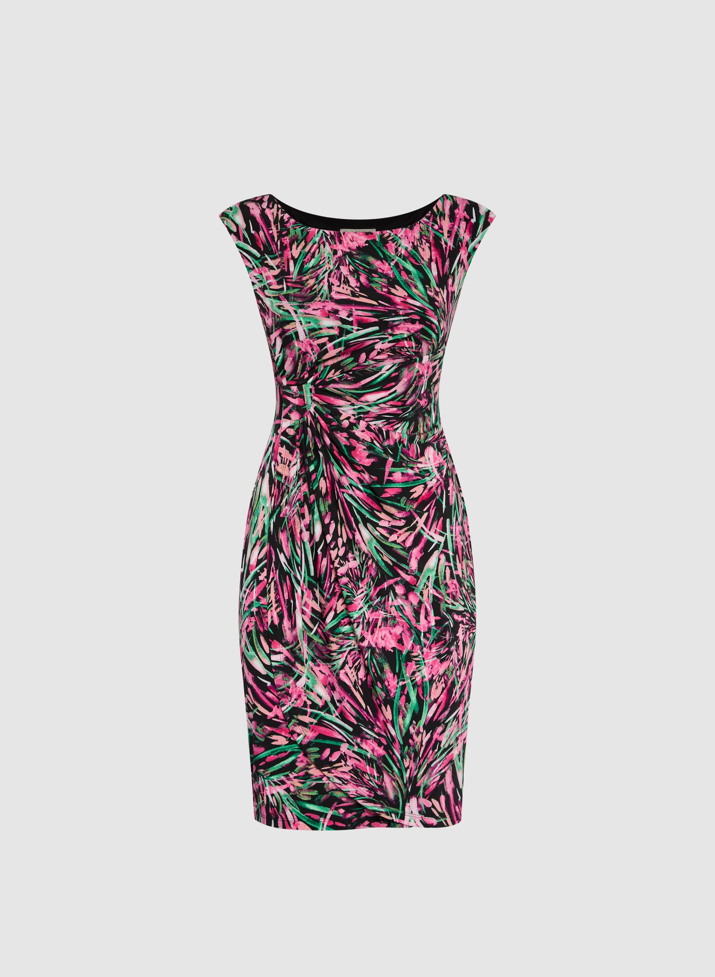 Abstract Draped Dress