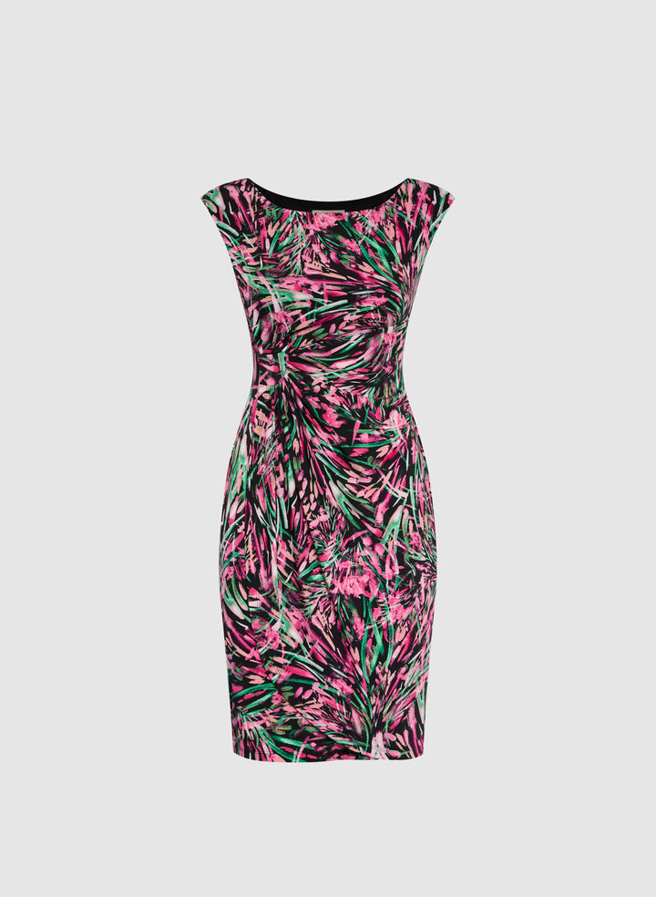 Abstract Draped Dress