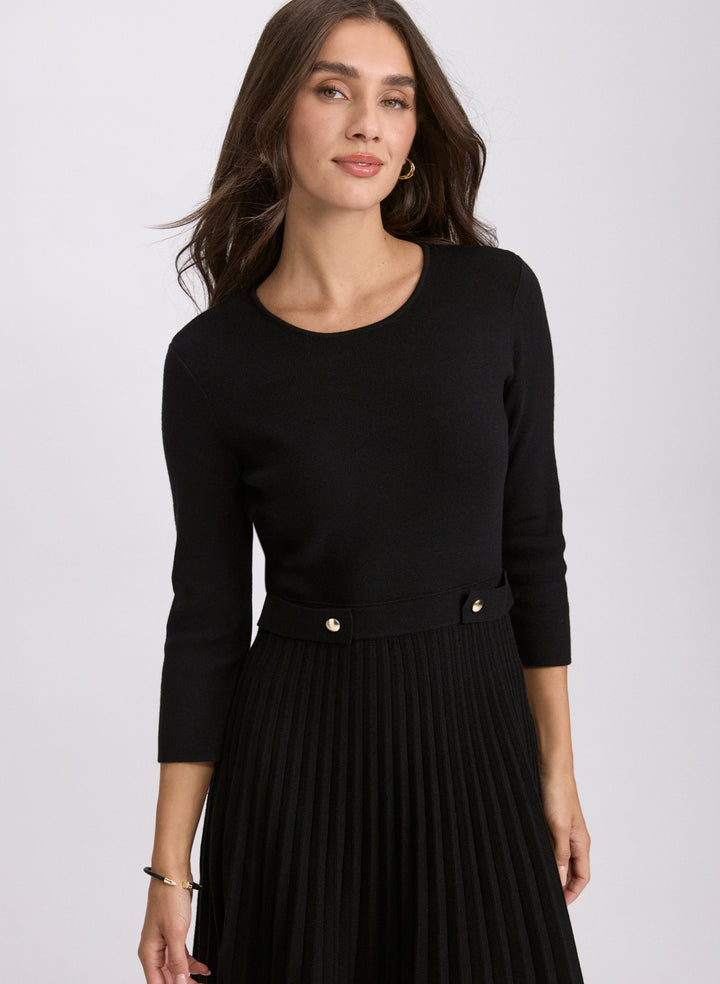 Fit & Flare Knit Dress
