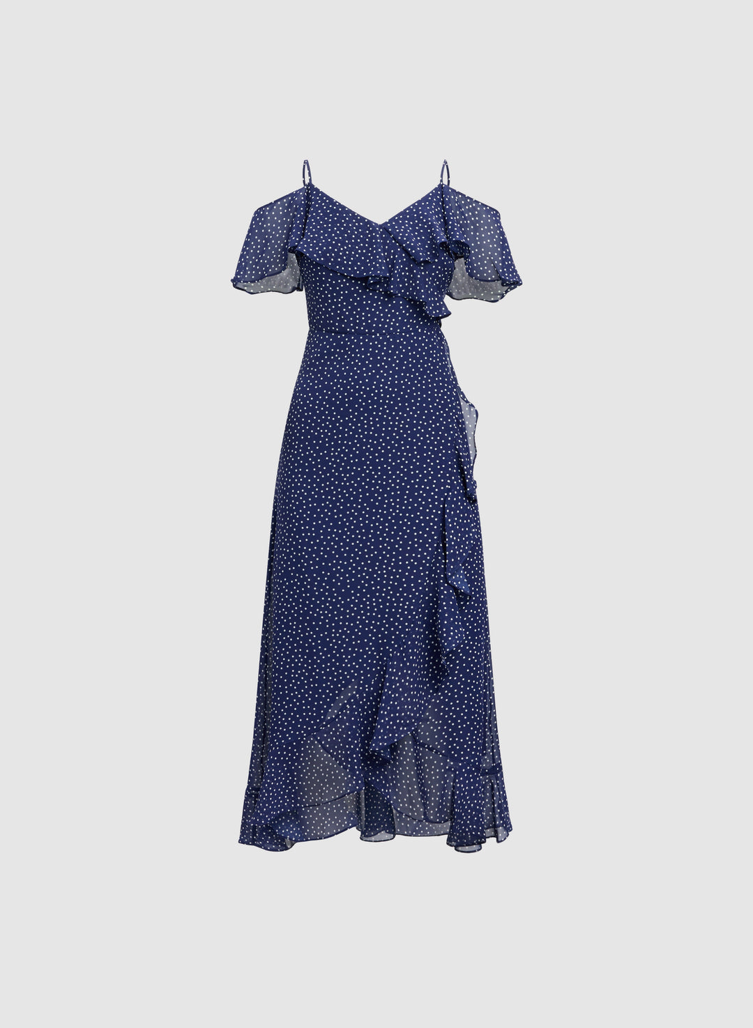 Polka Dot Chiffon Dress
