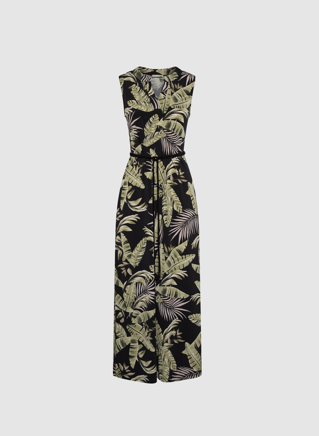 Palm Print Dress