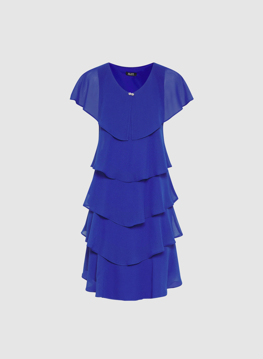 Tiered Chiffon Dress