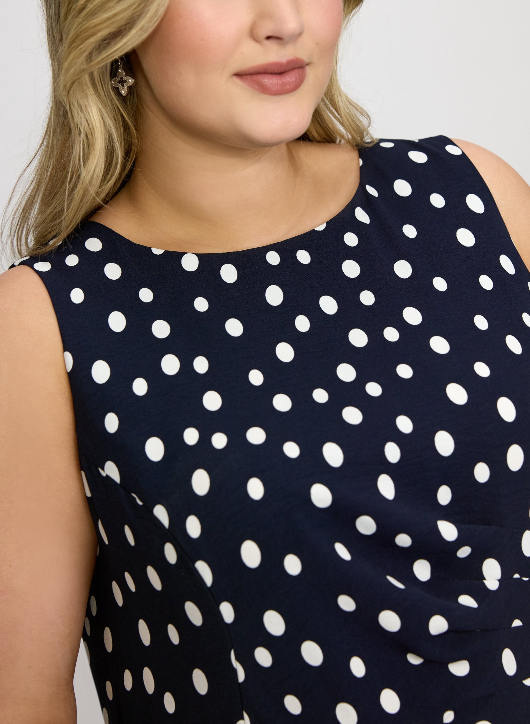 Polka Dot Midi Dress