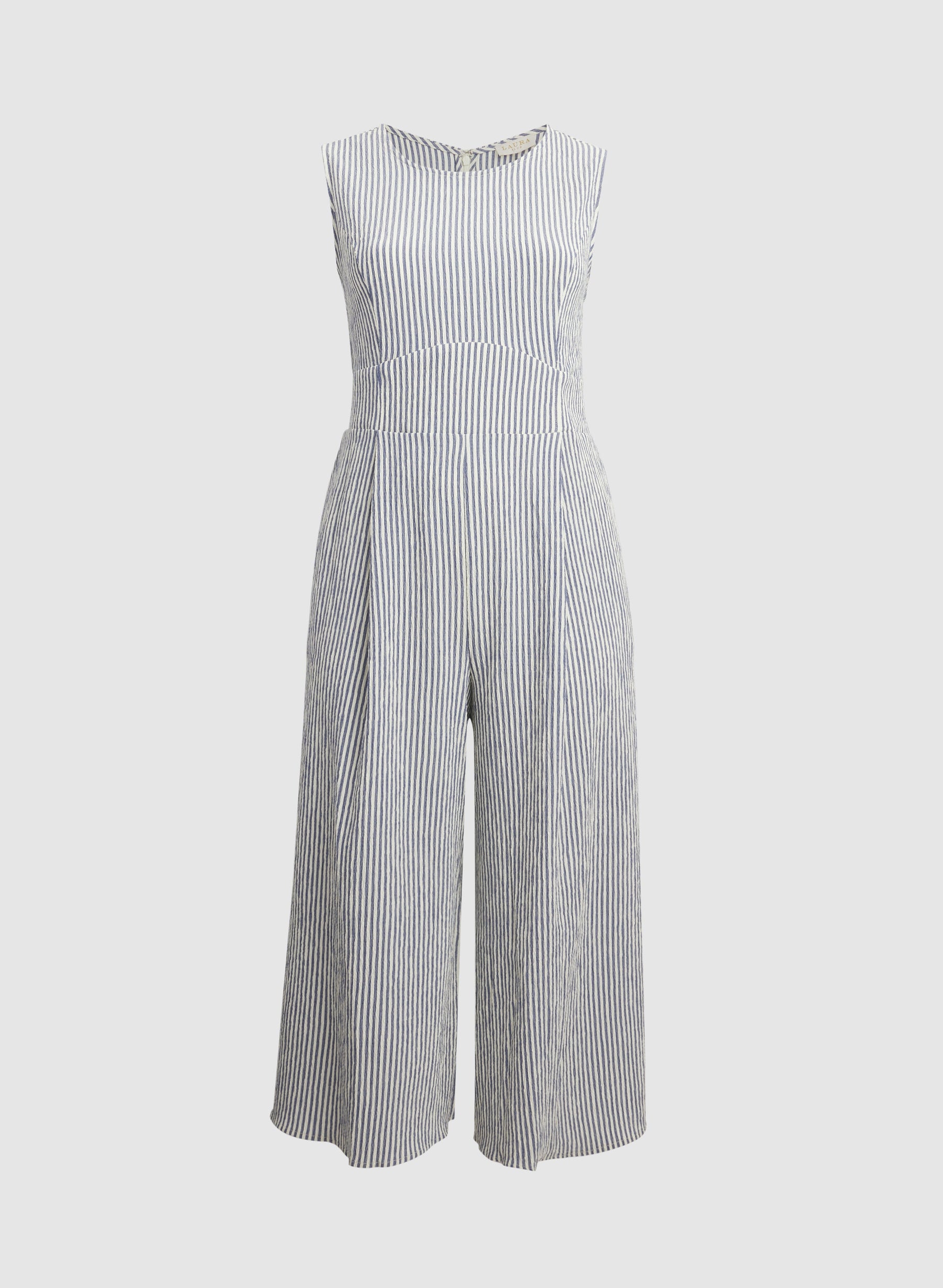 Stripe Print Jumpsuit