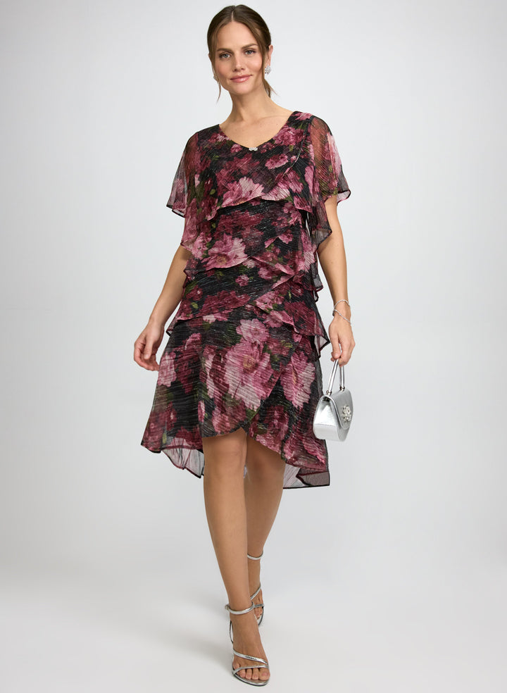 Tiered Floral Dress