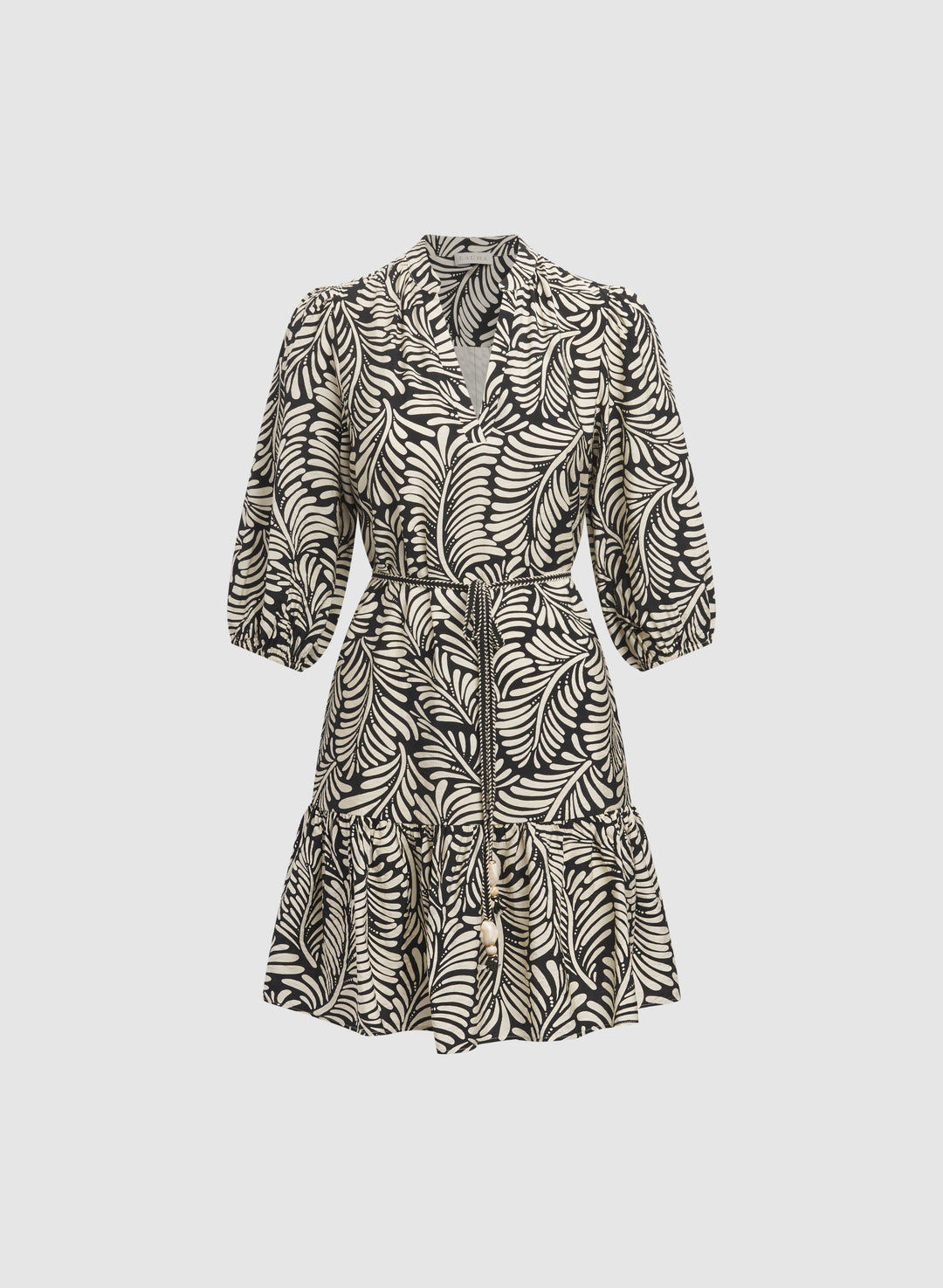 Leaf Print Dress