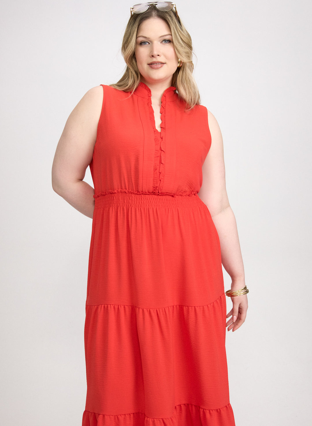 Frilled Trim Dress