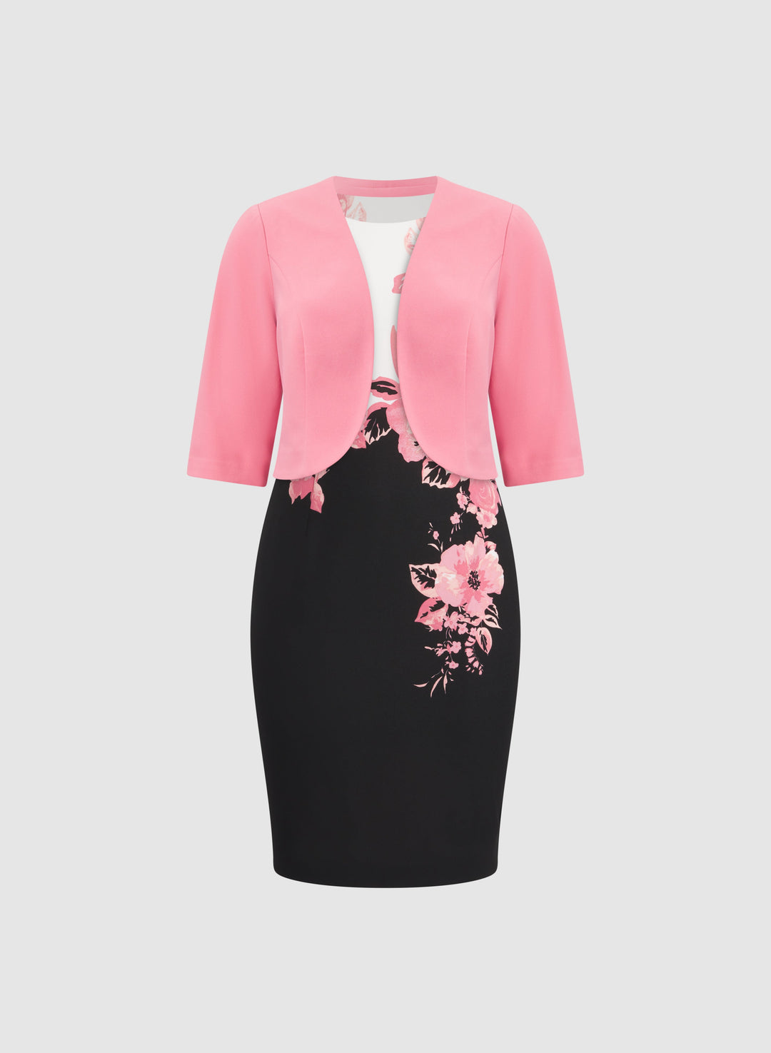Bolero & Floral Dress Set