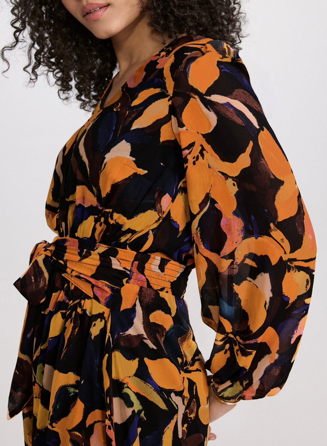 Floral Chiffon Dress